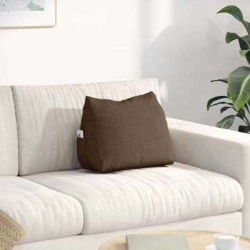 Cuscino per Schiena Marrone 45 x 20 x 35 cm Tessuto