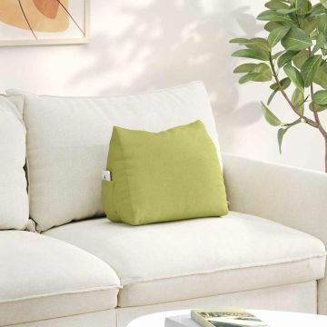 Cuscino per Schiena Verde chiaro 45 x 20 x 35 cm Tessuto