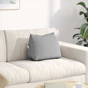 Cuscino per Schiena Grigio Nuvola 45 x 20 x 35 cm Tessuto