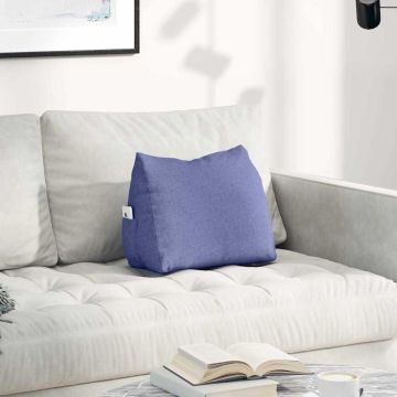 Cuscino per Schiena Blu jeans 45 x 20 x 35 cm Tessuto