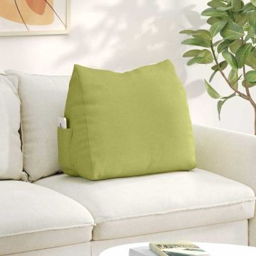 Cuscino per Schiena Verde chiaro 60 x 20 x 50 cm Tessuto