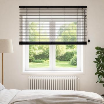 Tenda Veneziana Nero 135 x 160 cm 35 mm