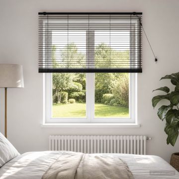 Tenda Veneziana Nero 160 x 160 cm 35 mm