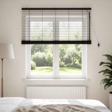 Tenda Veneziana Marrone Scuro 140 x 130 cm 35 mm