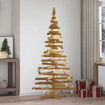Alberi di Natale Marrone 180 cm Legno di pino massello