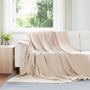 Coperta Beige 220 x 240 cm 1.38 kg Panno