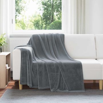 Coperta Grigio Scuro 150 x 200 cm 0.78 kg Panno
