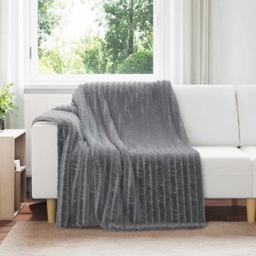 Coperta Grigio Scuro 200 x 150 cm 0.8 kg Panno