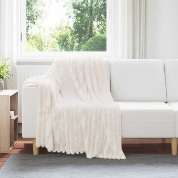 Coperte da Pile 6 pz Crema 150 x 130 cm 2.85 kg Panno