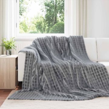 Coperta Grigio scuro 240 x 220 cm 9.41 kg Panno