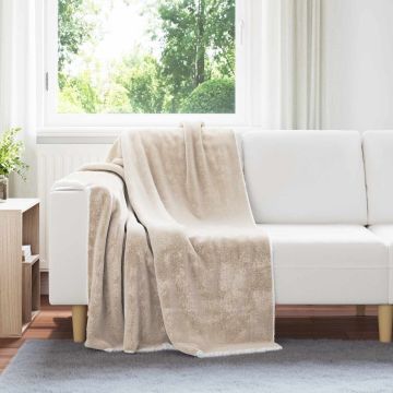 Coperta Beige 130 x 150 cm 1 kg Panno