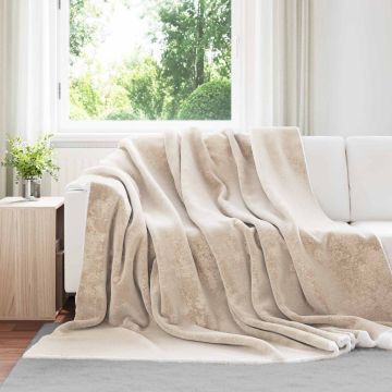 Coperta Beige 240 x 270 cm 3.17 kg Panno