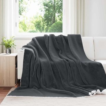 Coperta Grigio Scuro 240 x 270 cm 3.17 kg Panno