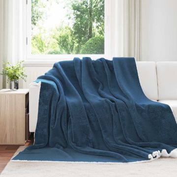 Coperta Blu navy 240 x 270 cm 3.17 kg Panno