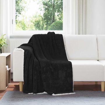 Coperta Nero 130 x 150 cm 1 kg Panno