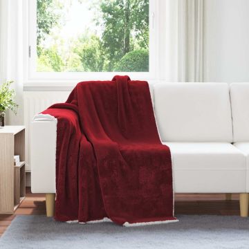 Coperta Rosso Bordeaux 130 x 150 cm 1 kg Panno