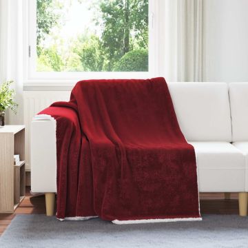 Coperta Rosso Bordeaux 150 x 200 cm 1.64 kg Panno