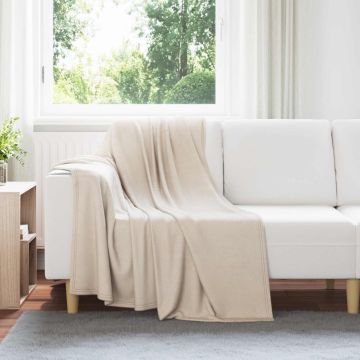 Coperta Beige 170 x 130 cm 0.33 kg Panno