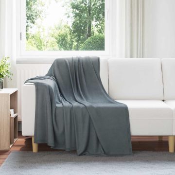 Coperta Grigio Scuro 170 x 130 cm 0.33 kg Panno