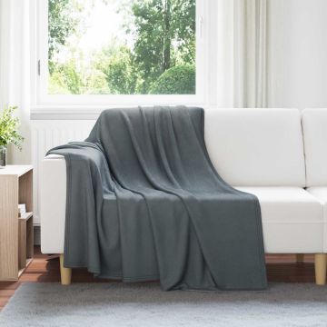 Coperta Grigio Scuro 200 x 150 cm 0.45 kg Panno