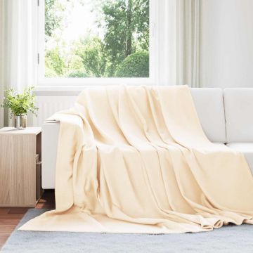 Coperta Crema 240 x 220 cm 0.74 kg Panno