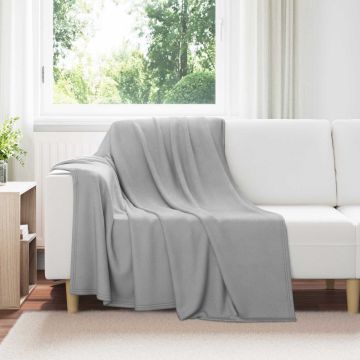 Coperte da Pile 24 pz Grigio 200 x 150 cm 10.41 kg Panno