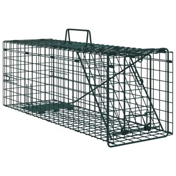 Trappola per animali Verde 61 x 20 x 21,5 cm Acciaio