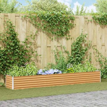 Letto rialzato da giardino Marrone Chiaro 290 x 50 x 36 cm