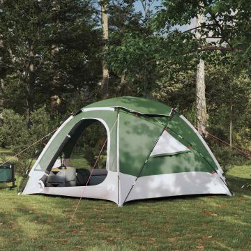 Tenda a cupola con tetto rimovibile 4 persona Verde