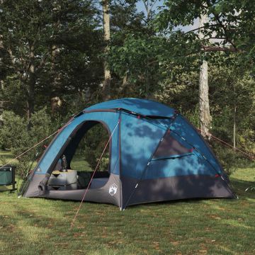 Tenda a cupola con tetto rimovibile 4 persona Blu