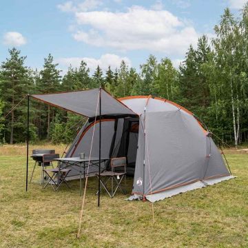 Tenda a tunnel Grigio e arancione 361 x 235 x 147 cm