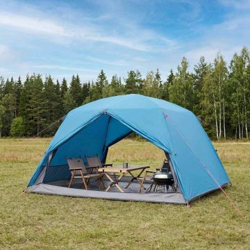 Tenda da backpacking 4 persona Blu