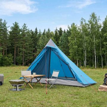 Tenda da backpacking 222 x 85 x 125 cm Blu
