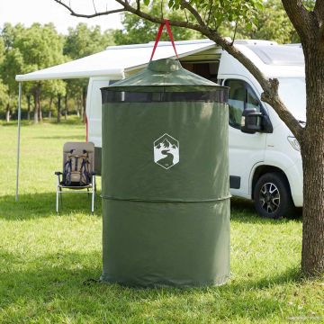 Tenda per toilet pop-up con corda sospesa 97 x 126 cm Verde