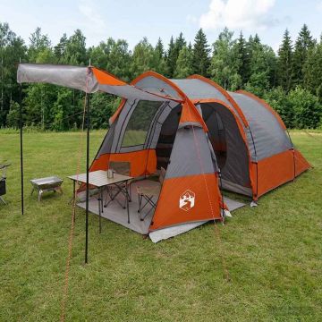 Tenda a tunnel Grigio e arancione 390 x 215 x 152 cm