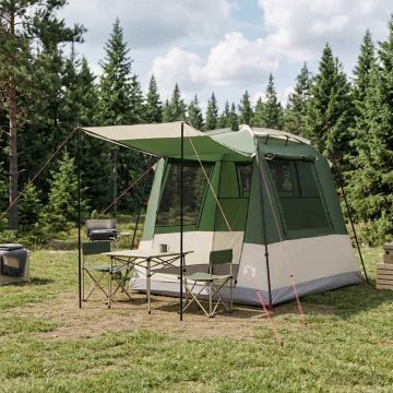 Tenda Party 4 persona Verde Poliestere 185T con rivestimento PU