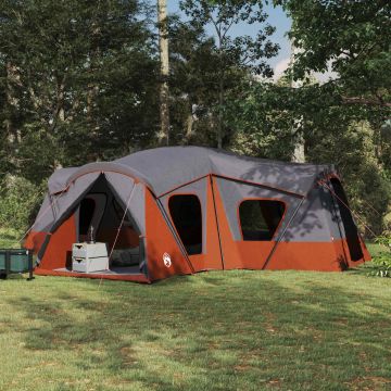 Tenda Familiare 14 persona Grigio e arancione