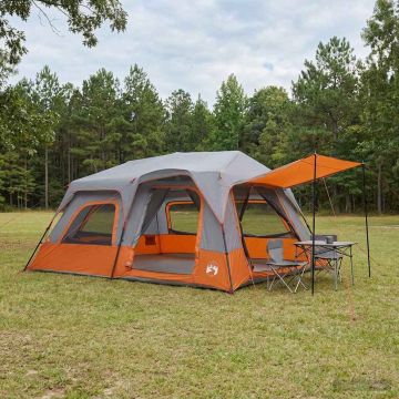 Tenda Istantanea 10 persona Grigio e arancione