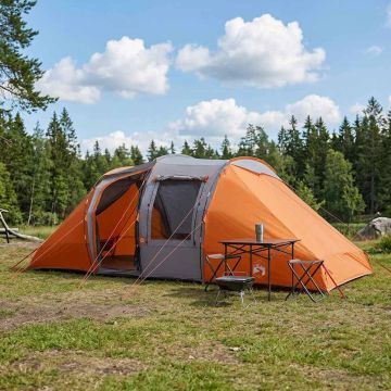 Tenda Istantanea 524 x 232 x 192 cm Grigio e arancione