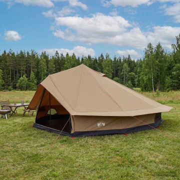Tenda Familiare Marrone 12-Persone Policotone