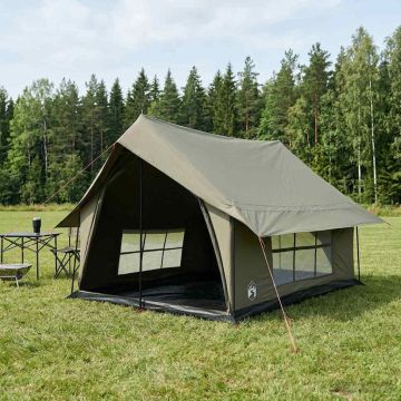 Tenda Capanna Verde militare 340 x 246 x 210 cm Policotone