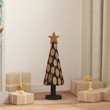 Albero di Natale Marrone 61 cm Legno massello di teak