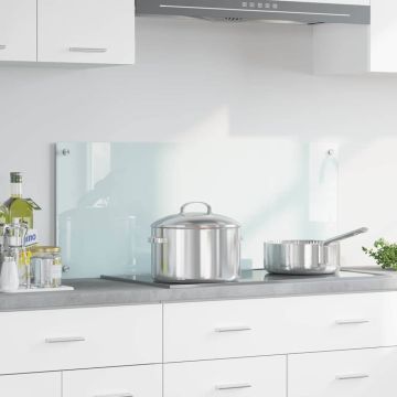 Schienale da cucina Latte 100 x 40 cm vetro temperato