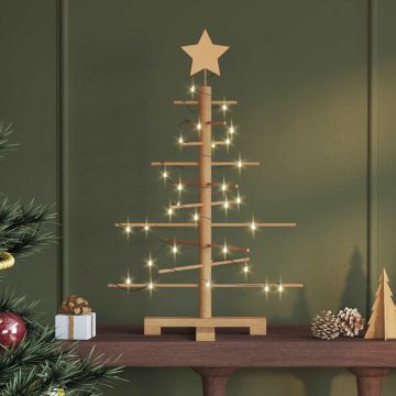 Albero di Natale in legno Marrone 75 cm Bambù