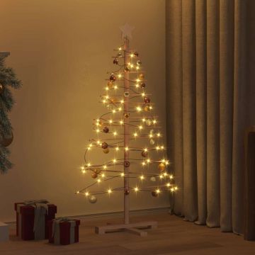 Albero di Natale in legno Marrone 125 cm Bambù
