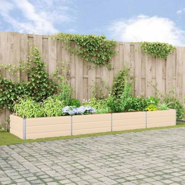 Fioriera Avorio 385 x 100 x 45 cm Acciaio zincato