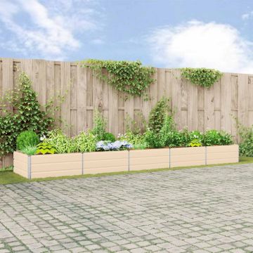 Fioriera Avorio 480 x 100 x 45 cm Acciaio zincato