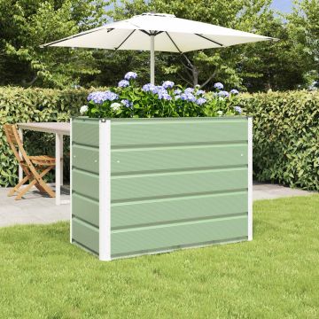 Fioriera Verde Pastello 100 x 50 x 77 cm Acciaio zincato