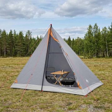 Tenda da backpacking 2 persona Grigio e arancione