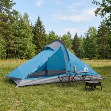 Tenda da backpacking 4 persona Blu
